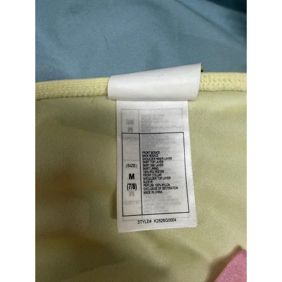 Disney Princess Belle Costume Dress Girls Size 7/8 - Picture 9 of 9